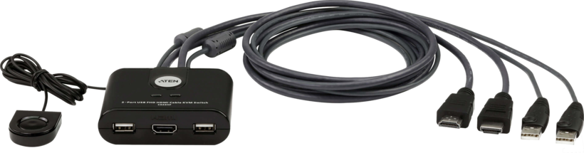 Przeł. KVM ATEN CS22HF HDMI 2-port.