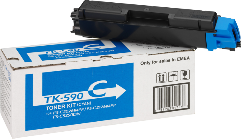 Kyocera TK-590C Toner Kit Cyan