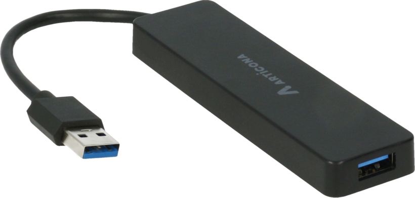 ARTICONA USB 3.0 Hub 4-port Black