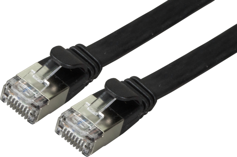 Patch Cable Flat RJ45 U/FTP Cat6a 5m