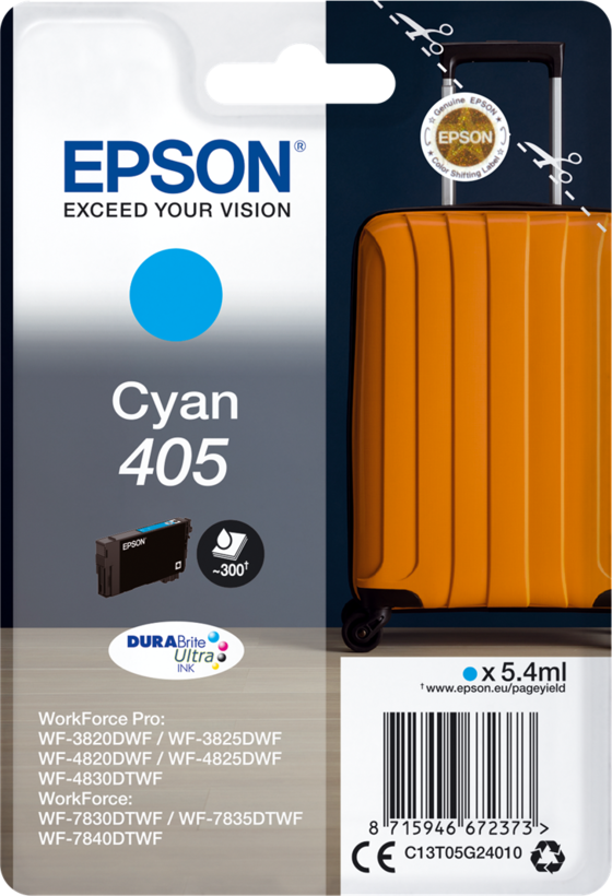Epson 405 Tinte cyan