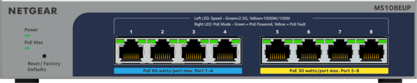 NETGEAR MS108EUP PoE Switch