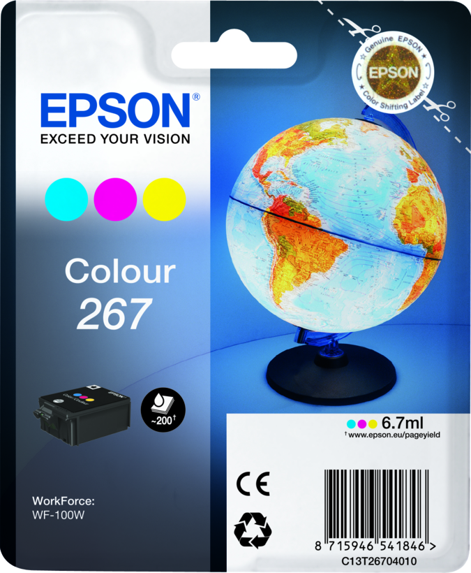 Epson 267 Tinte dreifarbig