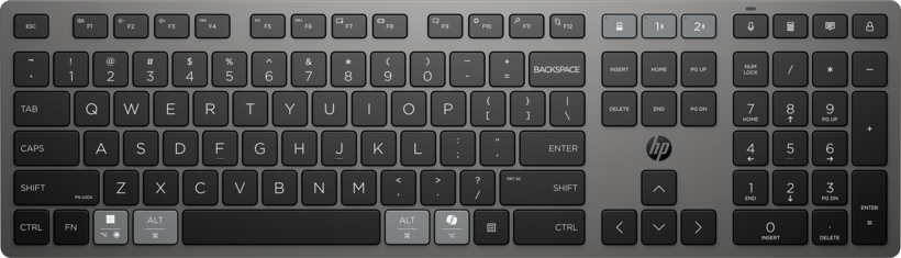 Teclado sem fio de modo duplo HP 725
