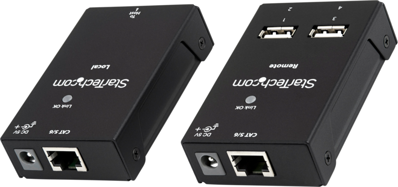 USB 2.0 Cat5 Extender 50m + Hub