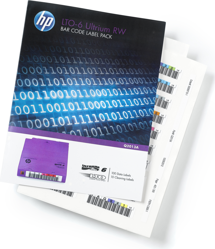 HP Ultrium 6 Bar Code Label Pck (100+10)