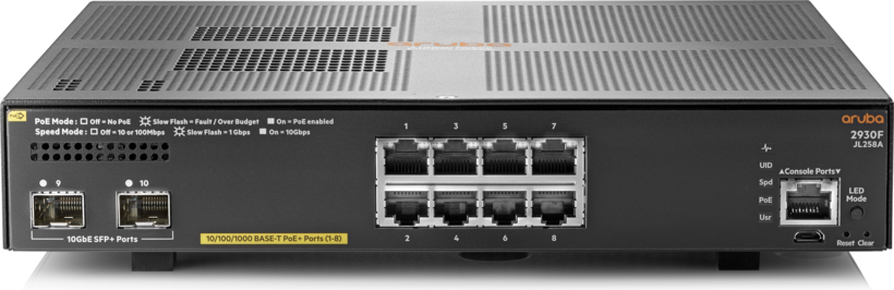 HPE Aruba 2930F 8G PoE+ Switch