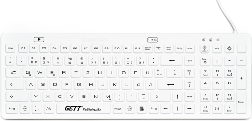 GETT GCQ CleanType Medical Tastatur