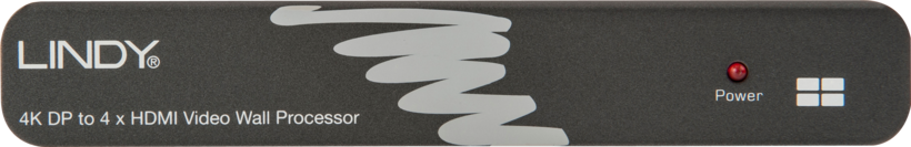 LINDY DisplayPort-HDMI Splitter 1:4