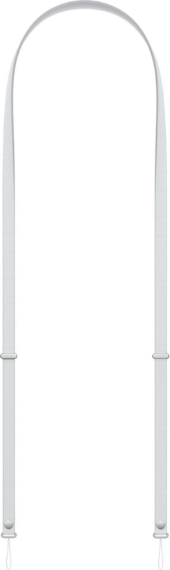 Correa Crossbody Apple, gris claro