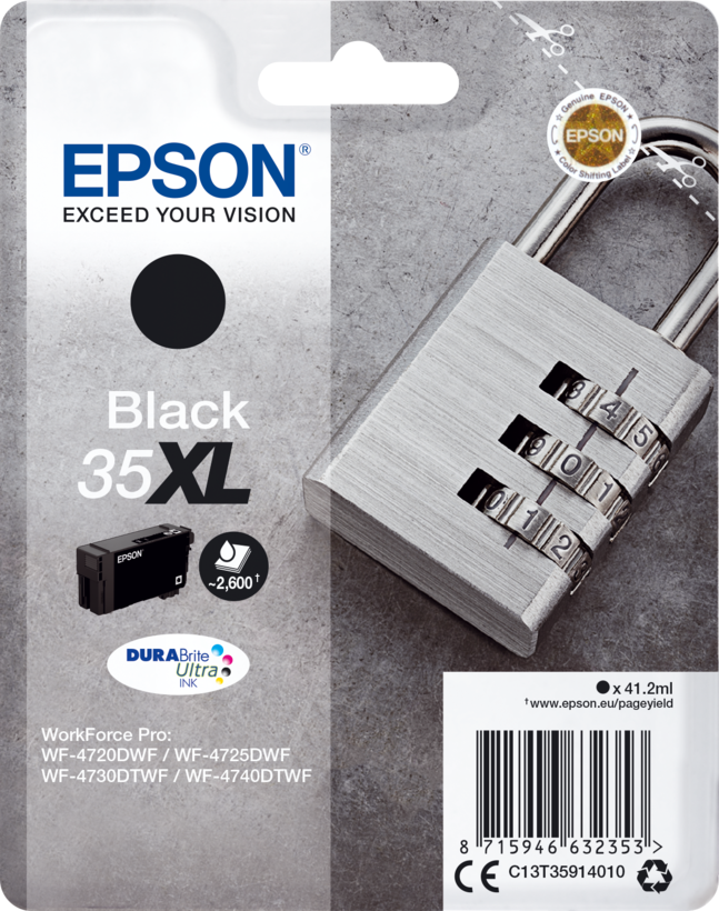 Encre Epson 35 XL, noir