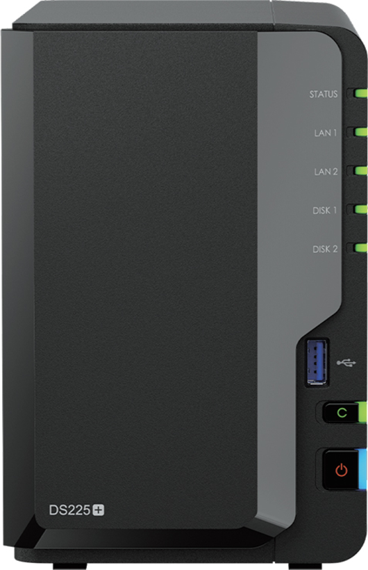 NAS 2 baies Synology DiskStation DS225+