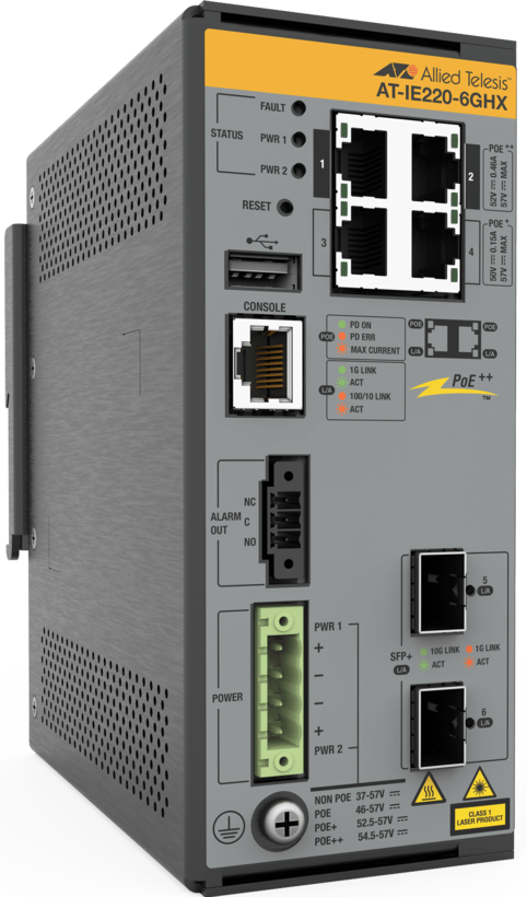 Allied Telesis AT-IE220-6GHX PoE Switch