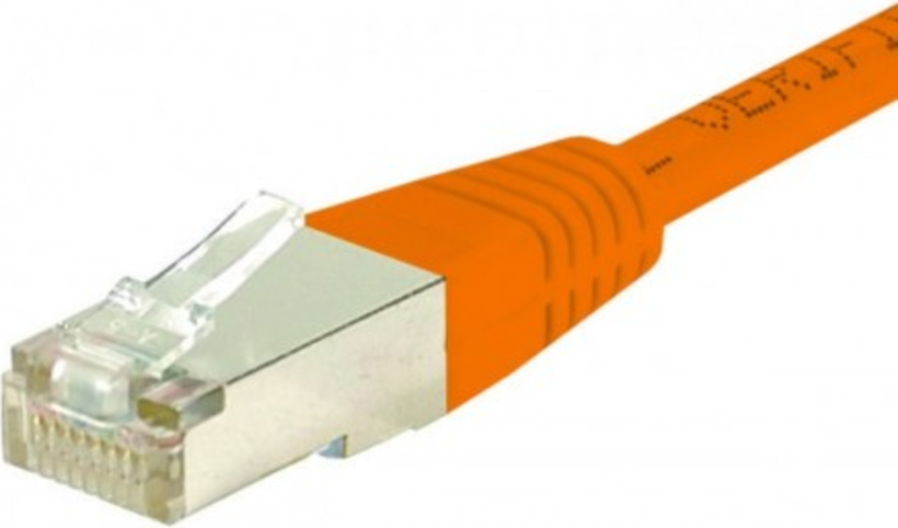 Câble RJ45 S/FTP cat6, 20 m orange