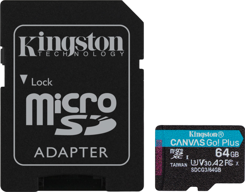 Kingston Canvas Go! Plus microSDXC 64GB