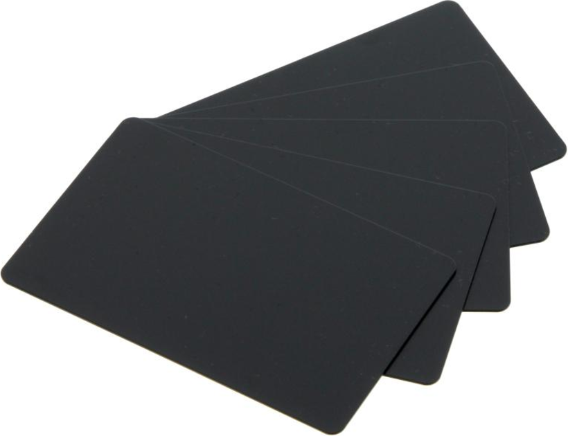Zebra PVC Cards Matte Black 500pcs