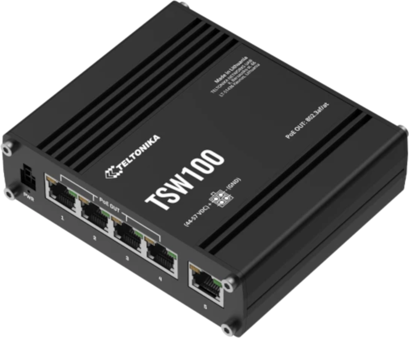 Teltonika TSW100 PoE+ Ethernet Switch