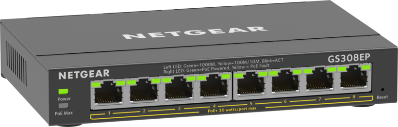 Switch PoE Netgear GS308EP