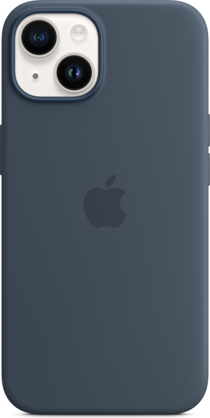 Apple iPhone 14 Silicone Case Storm Blue