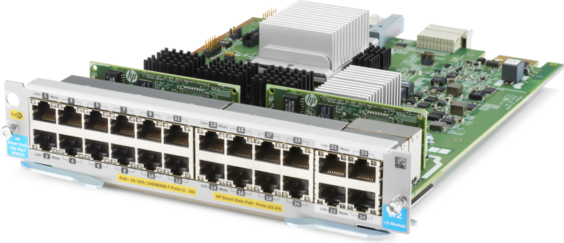 HPE Aruba 20xG P+/4x 10GBaseT v3 zl2 Mdl