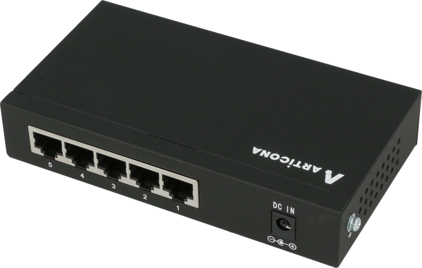 ARTICONA 5-port Gigabit PoE+ Switch
