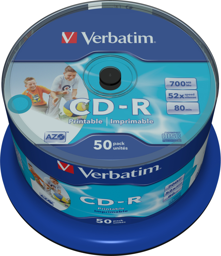 CD-R80/700 52x Inkjet SP(50) Verbatim