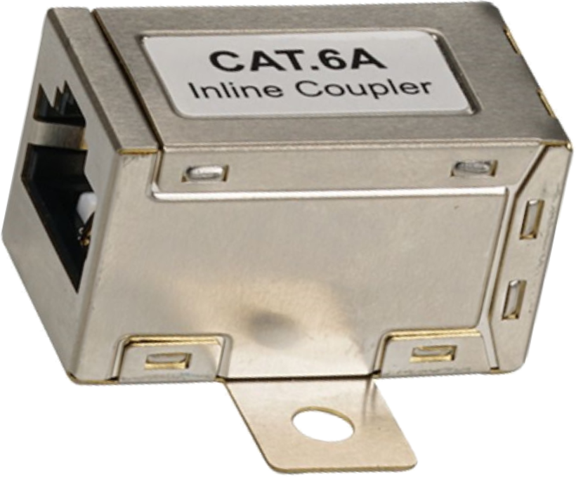 Line Coupler Cat6a RJ45 Fe-Fe Shielded