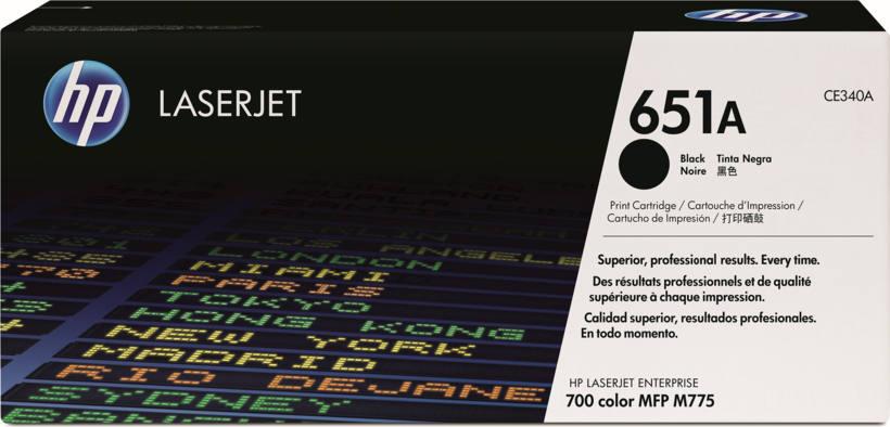 Toner HP 651A, noir