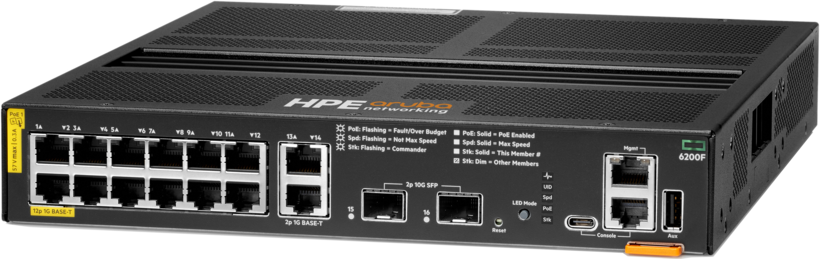 HPE Aruba 6200F 12G PoE 139W Switch