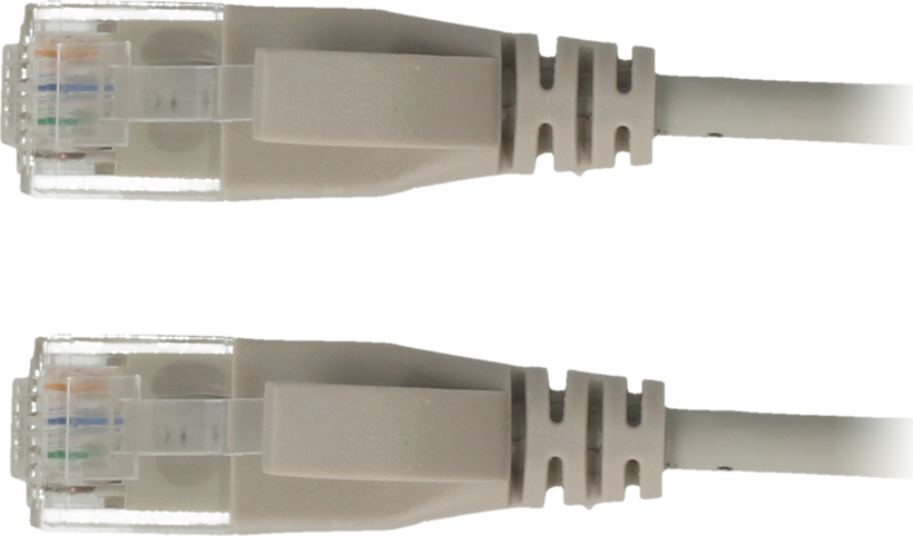 Patch Cable RJ45 U/UTP Cat6a 1.5m Grey