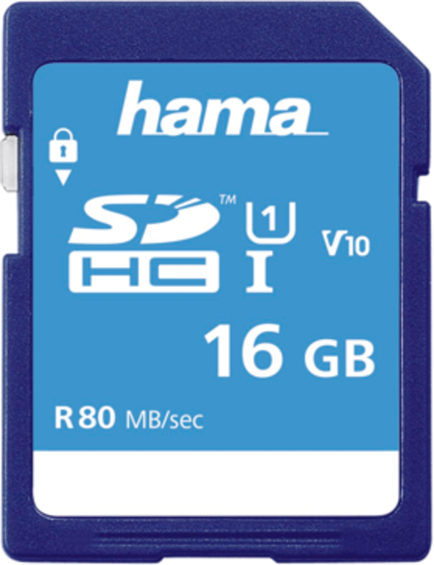 Hama Memory Fast SDHC Card 16GB