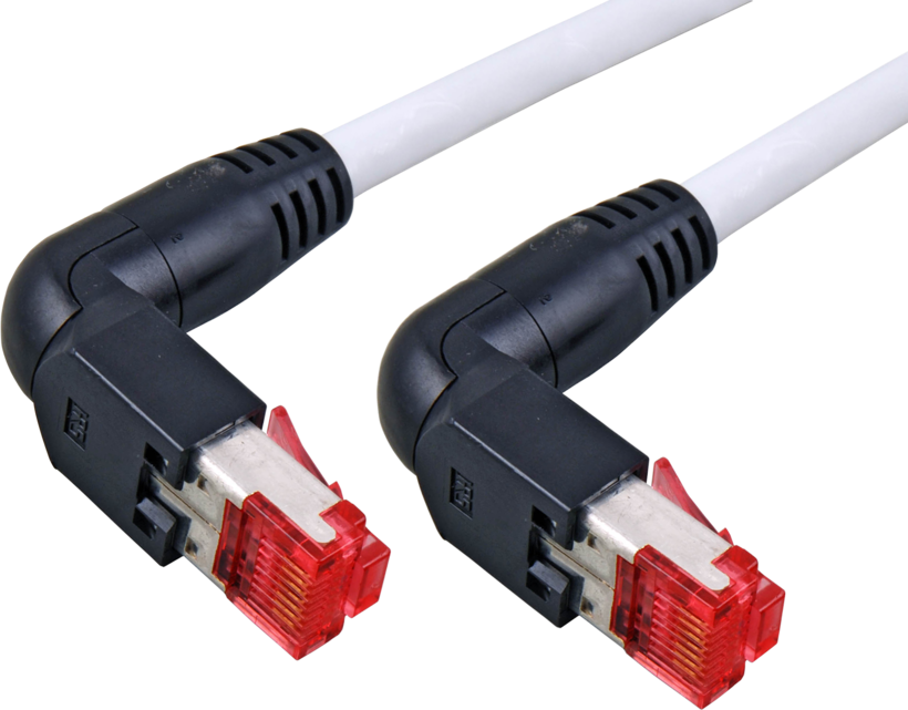 Patch Cable RJ45 90° S/FTP Cat6 2m