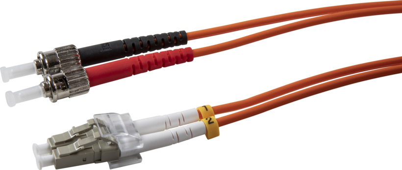 FO Duplex Patch Cable LC-ST 50/125µ 3m