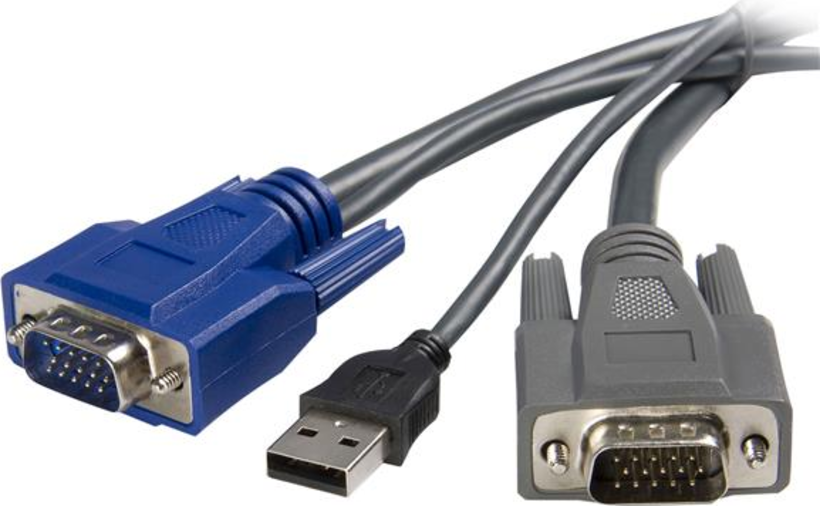Câble KVM 2 en 1 StarTech USB VGA, 1,8 m