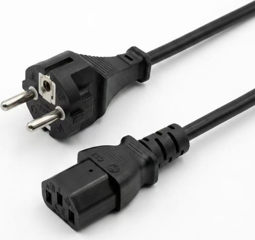 Kabel zasilający C13 2 m czarny