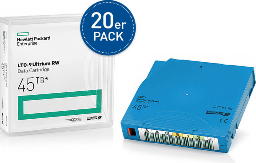 HPE LTO-9 Ultrium Tape + Label 20St