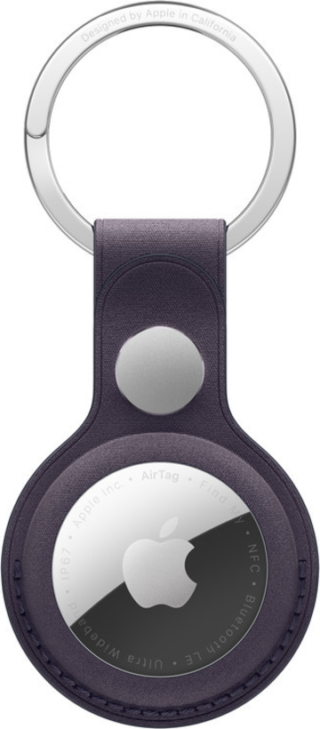 Apple AirTag FineWoven Key Ring Midnight