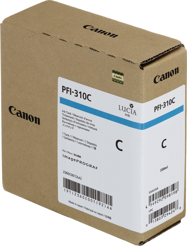 Canon PFI-310C Tinte cyan