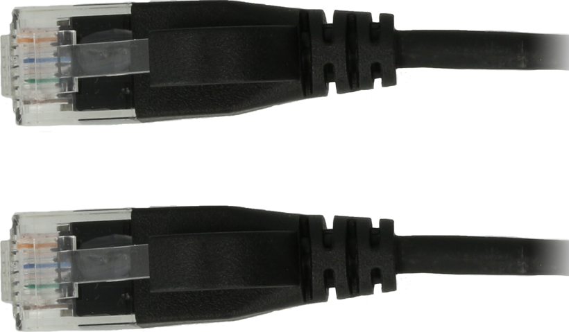 Patch Cable RJ45 U/UTP Cat6a 1.5m Black