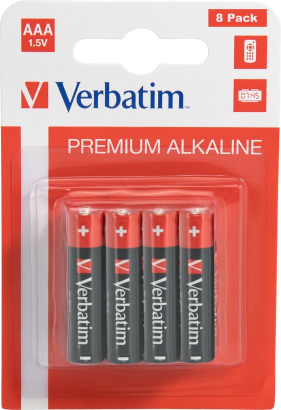 Pile alcaline Verbatim LR03, pack de 4