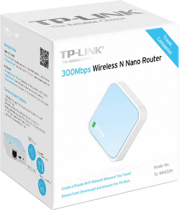 Router mob. WLAN TP-LINK TL-WR802N Nano