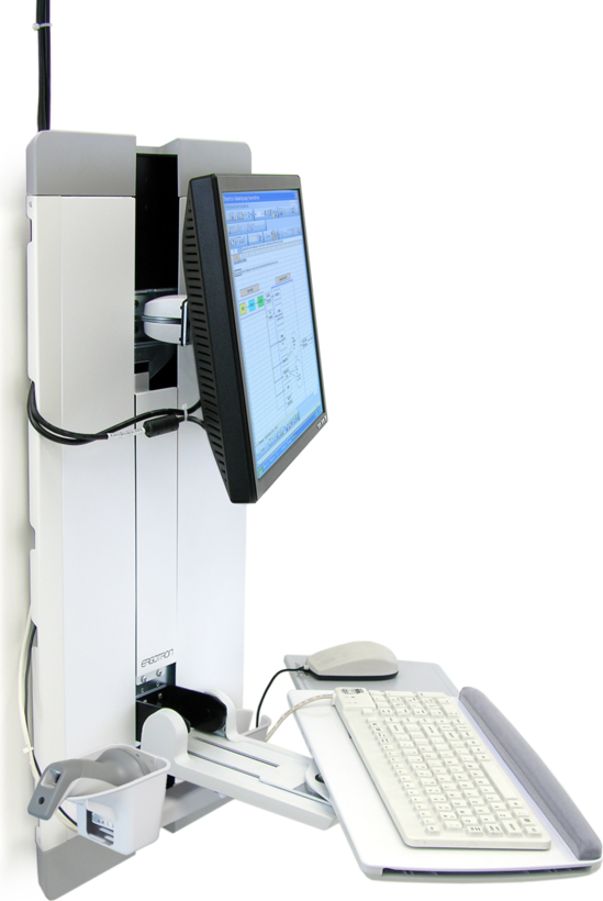 Ergotron StyleView Vertical Lift, biały