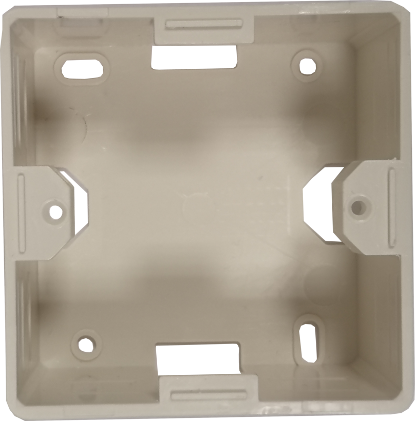 Boîtier 80 x 80 x 40 mm, blanc pur