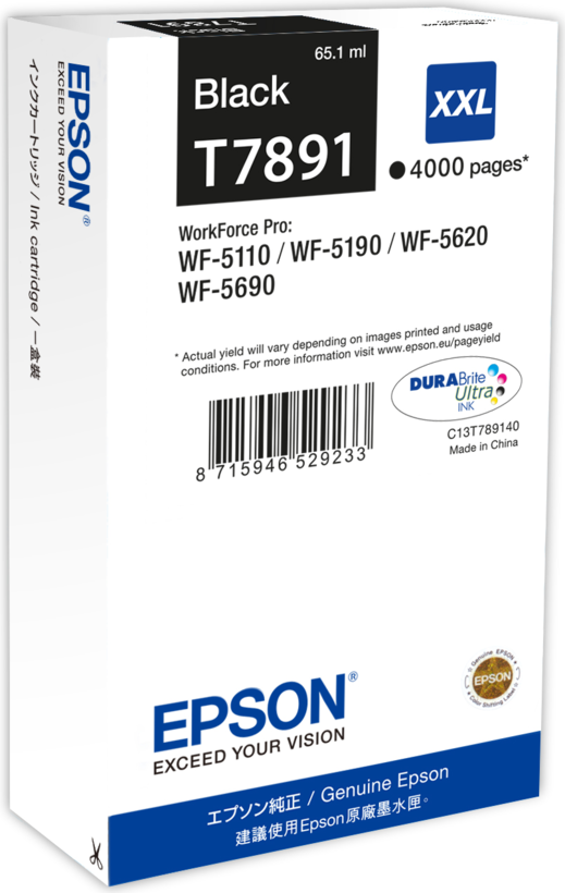 Epson T789 XXL Tinte schwarz