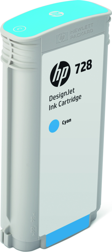 HP 728 Tinte cyan 130 ml