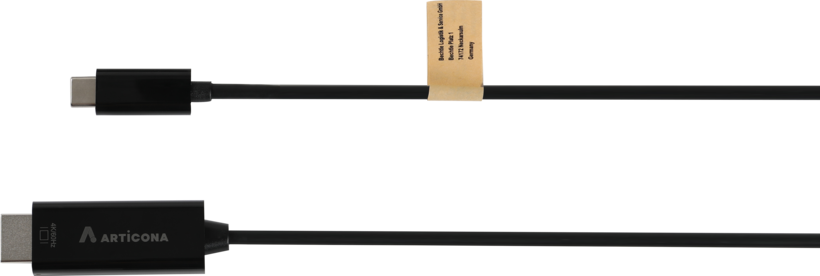 USB-C - HDMI m/m kábel 2 m, fekete