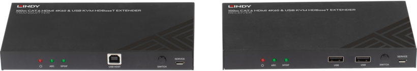 LINDY HDMI & IR Cat6 KVM Extender 100m
