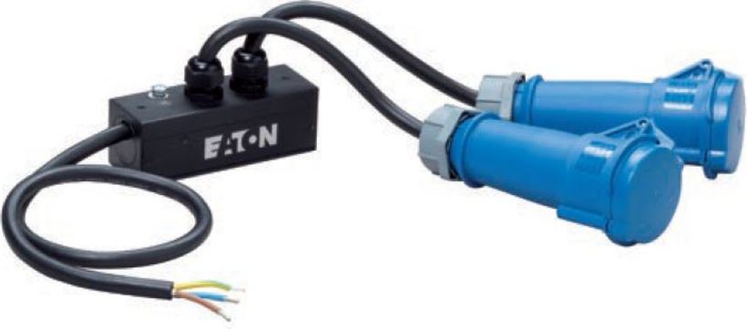 Output Cable Hardwire to 2xIEC309,1ph32A