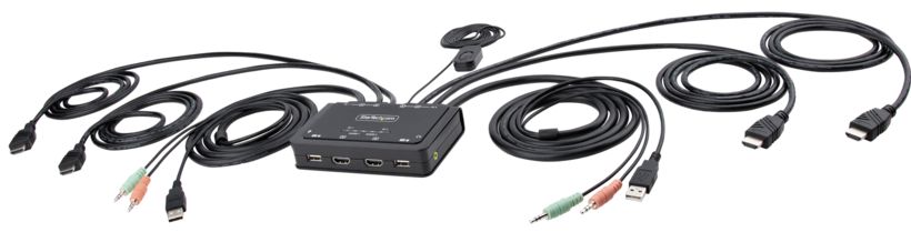 StarTech KVM Switch 2-port Dual HDMI