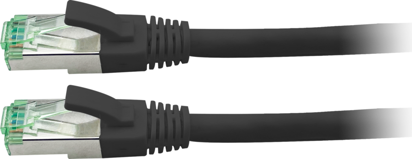 GRS Patch Cable RJ45 S/FTP Cat6a 20m bk